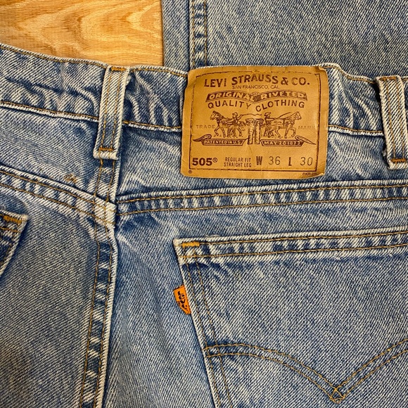 Vintage Orange Label Levis, 505 - Picture 2 of 4